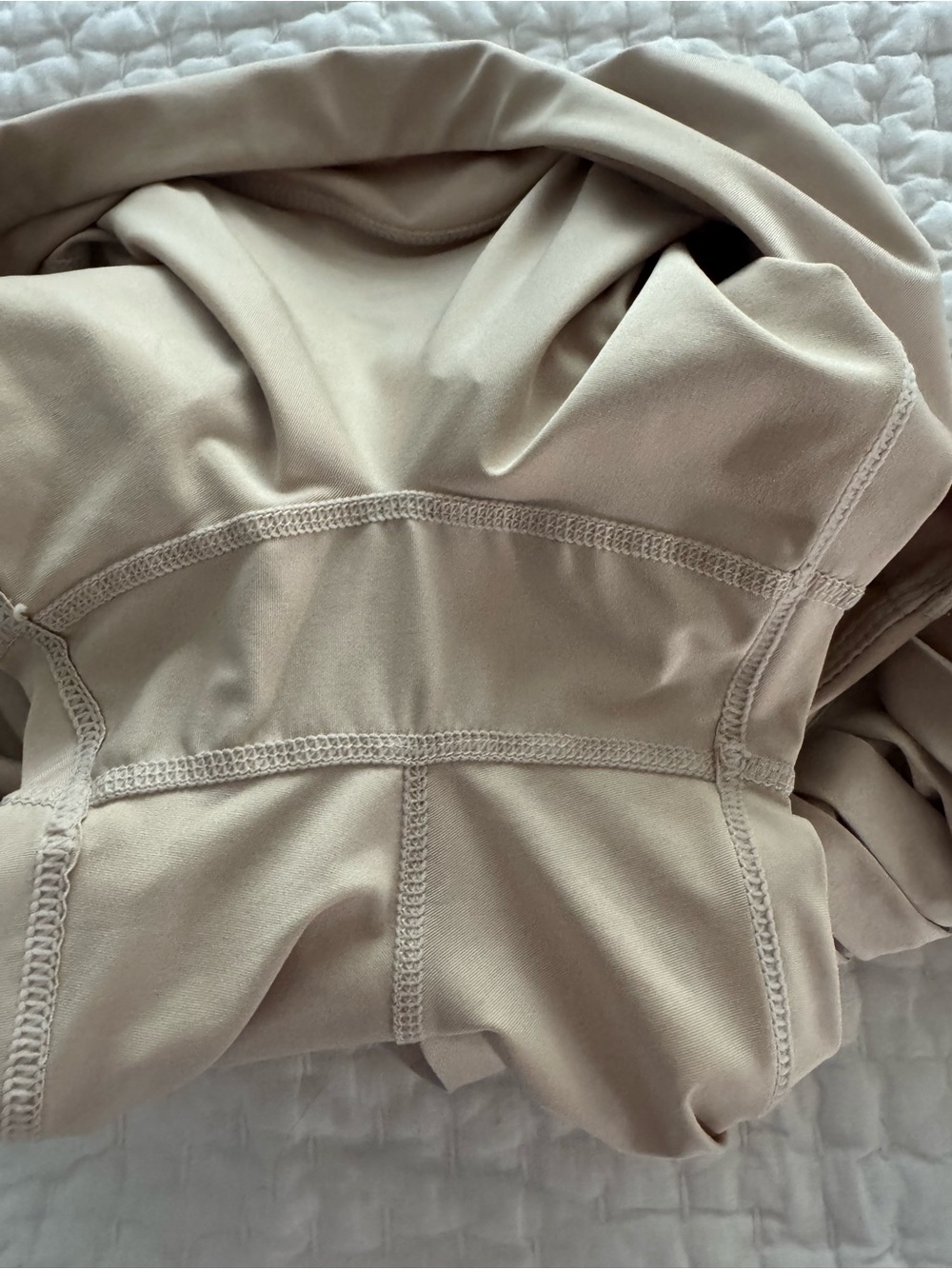 Gold Hinge Pleated Tennis Skirt - Beige/light peachy color, sz Medium. EUC - Picture 6 of 6